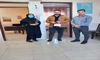 تقدیر مسئول مرکز خدمات جامع سلامت روستایی رودزیر شهرستان صیدون از بهورزان نمونه