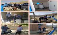 بازدید مشترک از تاسیسات آبرسانی روستایی علا و سرآسیاب توسط واحد بهداشت محیط و نیروهای آبفا شهرستان صیدون